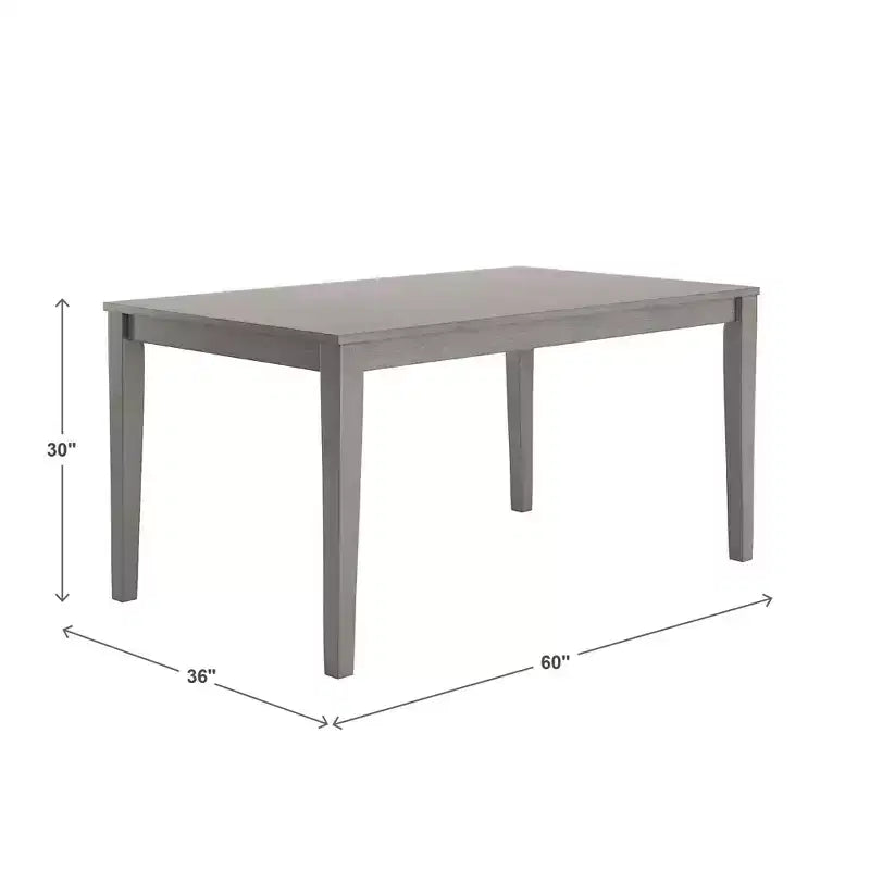 Table de salle à manger rectangulaire Alannis 60 pouces - iNSPIRE Q