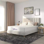 Matelas en mousse à mémoire de forme au charbon de bambou avec housse en maille soyeuse