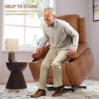 Fauteuil inclinable électrique avec fonction chauffante et massage, canapé de salon ergonomique en cuir PU - Dossier haut, siège rembourré, fauteuil de relaxation réglable