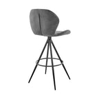 Tabouret de bar pivotant en tissu Gramiria 26 GDFStudio