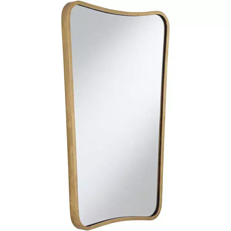Ensemble de 2 miroirs muraux Uttermost Segundo en métal laiton 22 x 34