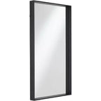 Uttermost Delaney Miroirs Muraux Rectangulaires Noir Mat 24 x 42 - Lot de 2