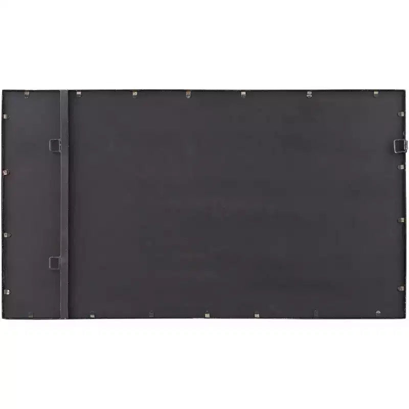 Uttermost Delaney Miroirs Muraux Rectangulaires Noir Mat 24 x 42 - Lot de 2