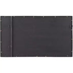 Uttermost Delaney Miroirs Muraux Rectangulaires Noir Mat 24 x 42 - Lot de 2