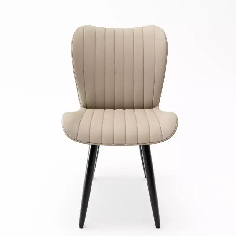 Chaises de salle à manger GDFStudio Atherton rembourrées en similicuir (lot de 4)
