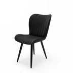 Chaises de salle à manger GDFStudio Atherton rembourrées en similicuir (lot de 4)