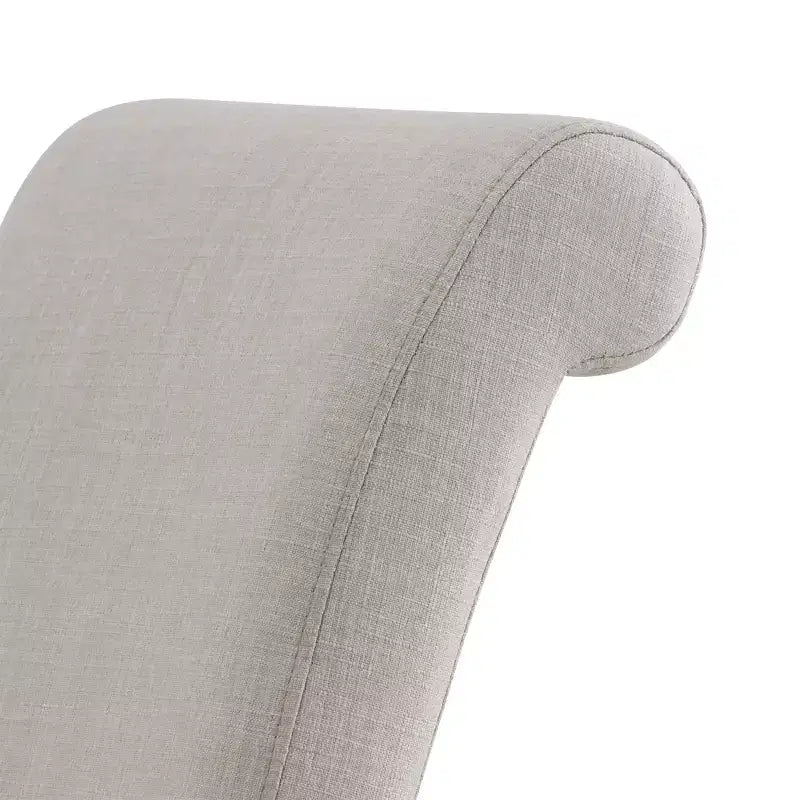 Chaises de salle à manger Parsons déhoussables à dossier roulé Walton Park (lot de 2) - Naturel clair/Beige - iNSPIREQ