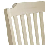 Chaises de salle à manger à lattes bicolores Ohana (lot de 2) - iNSPIREQ