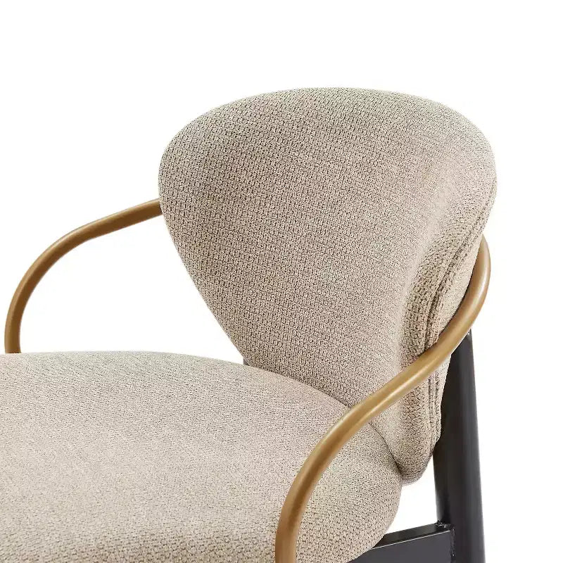 Christopher Knight Home Anan Tabourets de comptoir rembourrés en métal moderne (lot de 2)