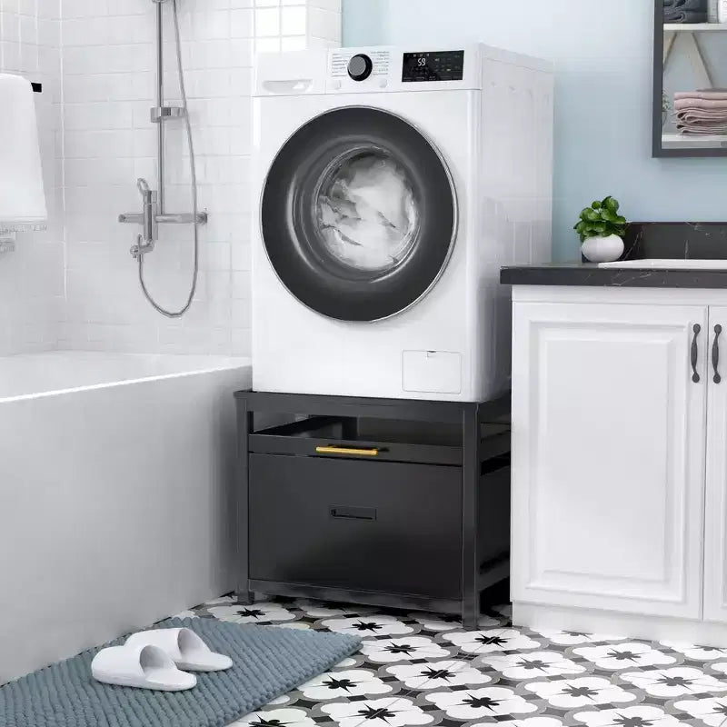 Support de piédestal GDLF pour lave-linge séchant, piédestal de lessive de 24,1 po pour lave-linge compact