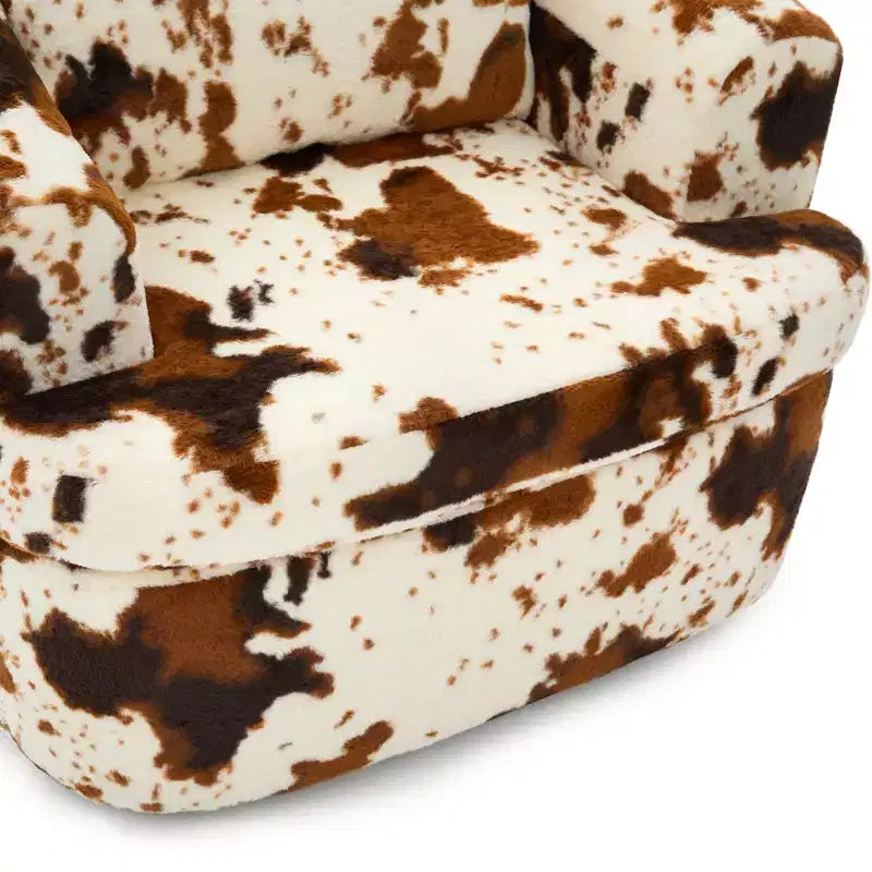Fauteuil d'appoint pivotant à 360° GDFStudio Jeff avec coussin double couche