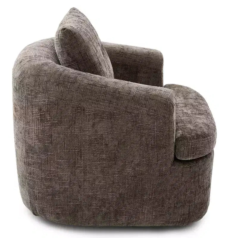 Fauteuil d'appoint pivotant à 360° GDFStudio Jeff avec coussin double couche