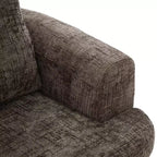 Fauteuil d'appoint pivotant à 360° GDFStudio Jeff avec coussin double couche