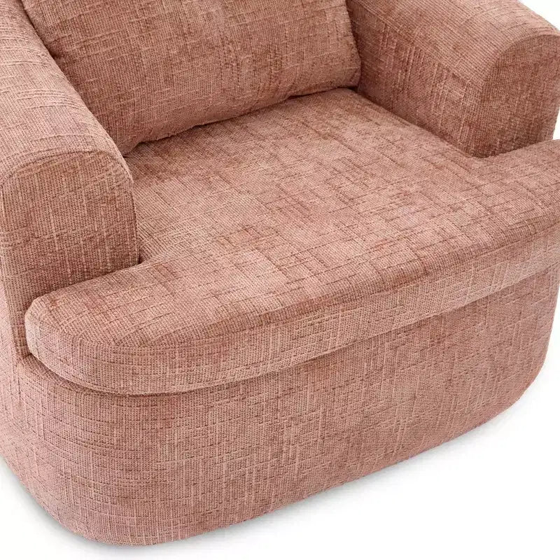Fauteuil d'appoint pivotant à 360° GDFStudio Jeff avec coussin double couche
