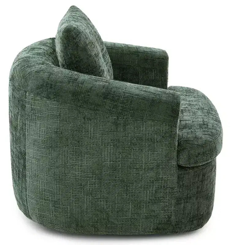 Fauteuil d'appoint pivotant à 360° GDFStudio Jeff avec coussin double couche