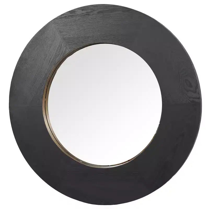 Miroir Rond en Bois Netta - CMI4002 - Safavieh Couture