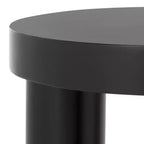 Table d'appoint en bois à trois pieds Bary Round 3 - SFV7715 - Noir - Safavieh Couture