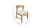 Chaises Cove Wood à dossier (lot de 2), Naturel