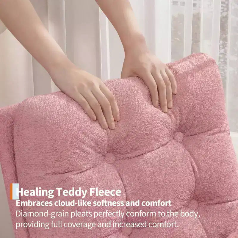 Fauteuil à bascule pour chambre de bébé avec repose-pieds réglable, fauteuil à bascule planant à dossier haut en lin avec pieds en bois pour salon, chambre à coucher et chambre de bébé