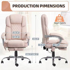 Chaise de bureau de direction chauffante et massante EROMMY