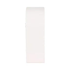 Organisateur de Rangement Mural Arqué avec Étagères Suspendues Multiples - Design en Bois Glamour avec Silhouette Courbe pour Petits Espaces - 24, Blanc