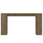 Console rustique de 63 pouces avec rangement, Table de canapé longue et étroite pour entrée, Derrière le canapé