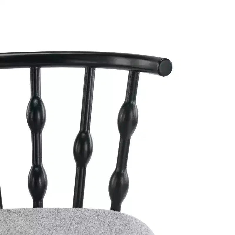 Tabourets de bar ModernLuxe (lot de 2/4), tabourets de comptoir à dossier en fuseau de style Mid-Century avec siège rembourré, tabourets de cuisine modernes pour îlot central