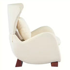 Christopher Knight Home Hudson Fauteuil d'appoint moderne rembourré en tissu avec niche pour animal de compagnie et espace de rangement