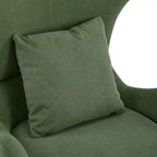 Christopher Knight Home Hudson Fauteuil d'appoint moderne rembourré en tissu avec niche pour animal de compagnie et espace de rangement