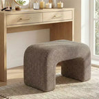29 banc rembourré moderne, siège d'appoint doux et rembourré pour petits espaces, repose-pieds ou tabouret de coiffeuse, assise moderne pour salon-Panipeachy