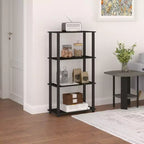 Étagère de rangement polyvalente HOMLUX à 4 niveaux, bibliothèque ouverte avec cadre durable pour la maison