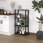 Étagère de rangement polyvalente HOMLUX à 4 niveaux, bibliothèque ouverte avec cadre durable pour la maison