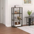 Étagère de rangement polyvalente HOMLUX à 4 niveaux, bibliothèque ouverte avec cadre durable pour la maison