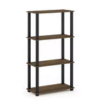 Étagère de rangement polyvalente HOMLUX à 4 niveaux, bibliothèque ouverte avec cadre durable pour la maison