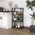 Étagère de rangement polyvalente HOMLUX à 4 niveaux, bibliothèque ouverte avec cadre durable pour la maison