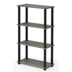 Étagère de rangement polyvalente HOMLUX à 4 niveaux, bibliothèque ouverte avec cadre durable pour la maison