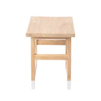 JONATHAN Y Finesse 18.3 Tabouret d'appoint classique et décontracté en bois de mindi massif fabriqué à la main avec pieds inclinés
