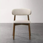 Chaises de salle à manger rembourrées Arnott de Roundhill Furniture, ensemble de 2, finition noyer