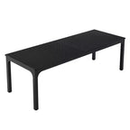 MAYEERTY 78,7 - Bureau double poste industriel extra long, bureau à domicile pour 2 personnes avec cadre métallique robuste, plateau de table en MDF capacité 90 kg