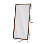Miroir mural pleine longueur avec cadre, miroir de sol moderne pleine longueur pour chambre à coucher, dressing, grand miroir sur pied-Panipeachy