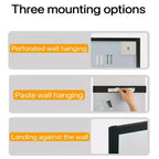 Miroir mural pleine longueur avec cadre, miroir de sol moderne pleine longueur pour chambre à coucher, dressing, grand miroir sur pied-Panipeachy