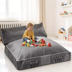 Crash Pad 5 x 4,5 pieds Tapis de réception sensoriel pour enfants avec blocs en mousse et housse lavable Grande zone d'atterrissage en mousse souple