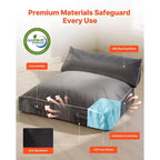 Crash Pad 5 x 4,5 pieds Tapis de réception sensoriel pour enfants avec blocs en mousse et housse lavable Grande zone d'atterrissage en mousse souple