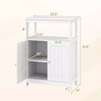 Meuble de salle de bain Dcolora avec 2 portes et étagère réglable