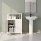 Meuble de salle de bain Dcolora avec 2 portes et étagère réglable