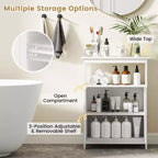 Meuble de salle de bain Dcolora avec 2 portes et étagère réglable