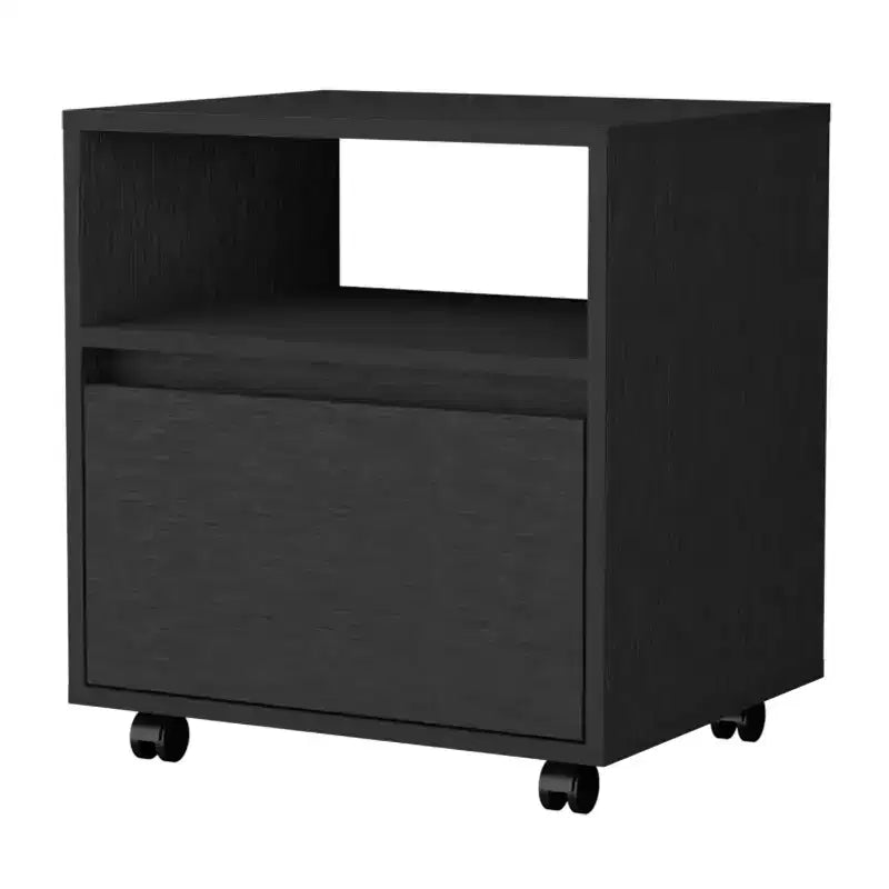 Duncan Table de Chevet/D'appoint Fonctionnelle et Élégante à 1 Tiroir pour Chambre à Coucher et Salon