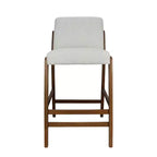 Christopher Knight Home Yvette Tabourets de bar rembourrés en bois d'hévéa de style Mid-Century (Lot de 4)