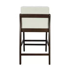 Christopher Knight Home Yvette Tabourets de bar rembourrés en bois d'hévéa de style Mid-Century (Lot de 4)