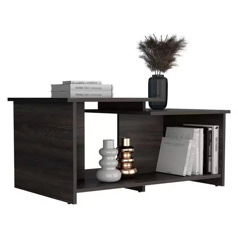Jolie petite marque de jouets Wema 3 table basse, étagère inférieure ouverte – Espresso